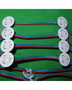 12V 26mm RGB WS2811 Addressable Pixel Module Light 3LEDs/Pixel 20Pixels/String