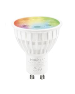 FUT103ZR MiBoxer Milight Zigbee 3.0 + 2.4G RGB+CCT Led 4W GU10 Spotlight 100-240Vac