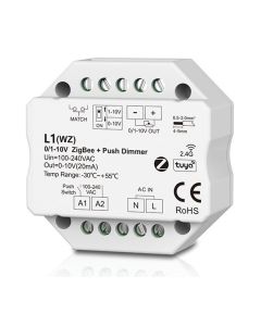 L1(WZ) Skydance Led Controller Tuya App 100V 240V AC 1CH 0/1-10V Dimmer ZigBee RF Push Decoder