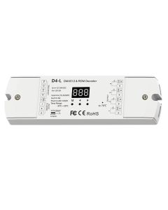 D4-L Skydance Led Controller 12V 24V DC Control 4CH 5A CV DMX Decoder