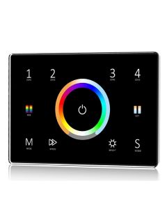 T15(IT) Skydance Led Controller 4 Zones Wall Mounted Touch Panel Control